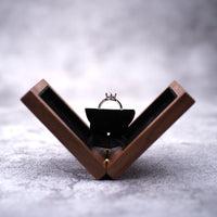 Boîte alliance carrée noyer personnalisable — vue 6
