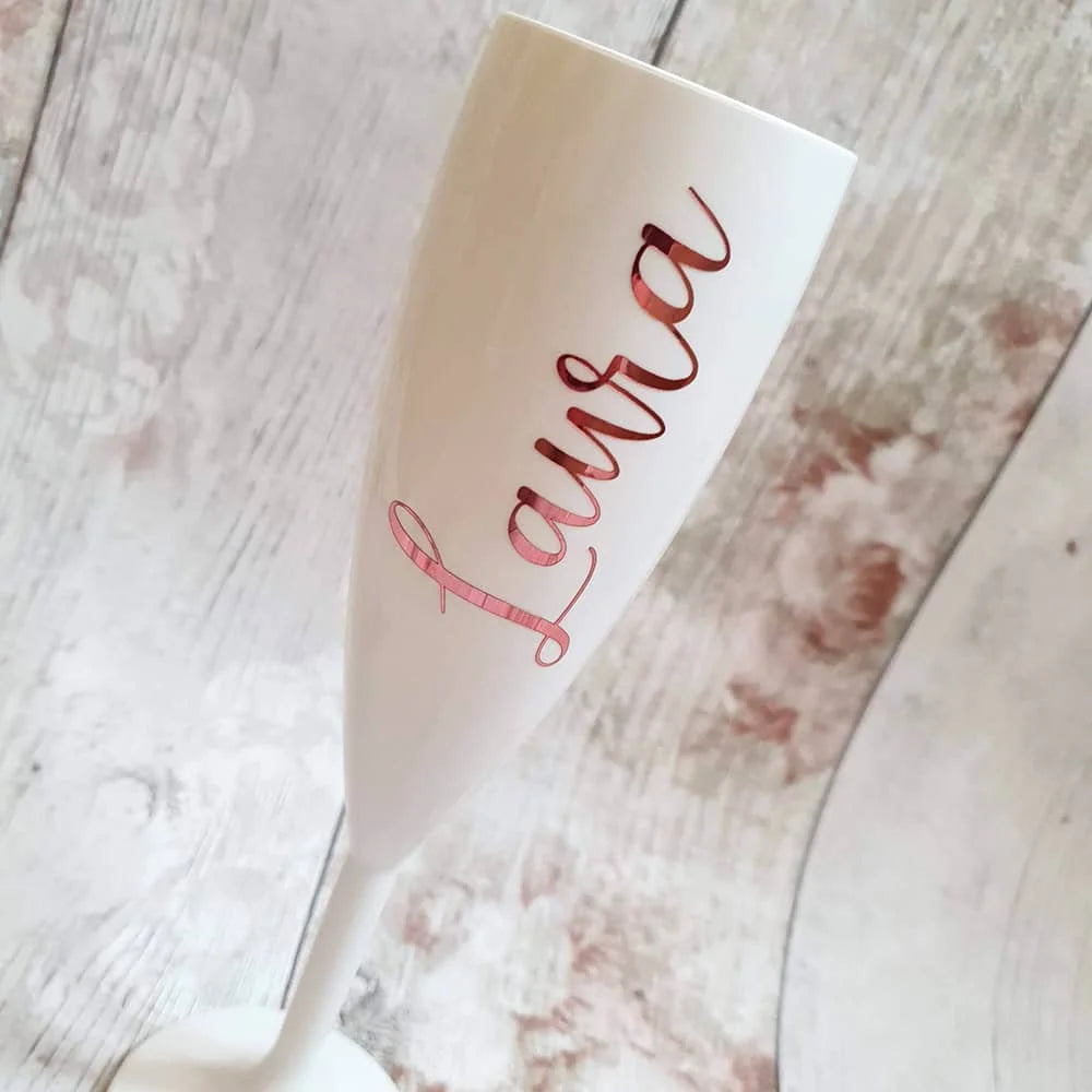 Flûte champagne mariage personnalisée prénom