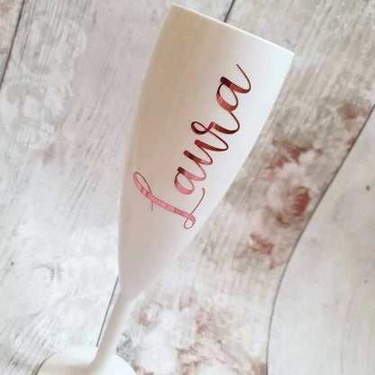 Flûte champagne mariage personnalisée prénom