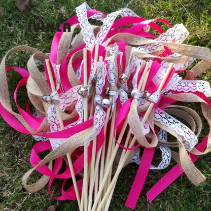 Rubans de sortie mariage avec clochettes