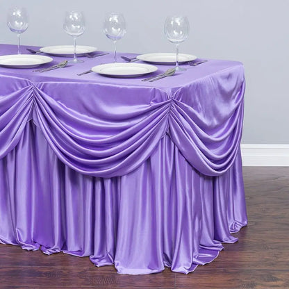 Jupe de Table Plissée Drapée