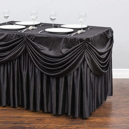 Jupe de Table Plissée Drapée