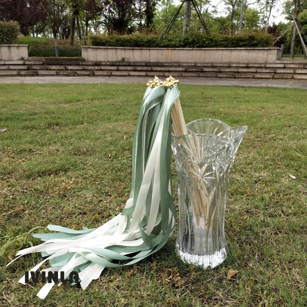 Baguettes ruban mariage satin bicolore