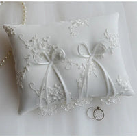Coussin d'Alliance Dentelle et Broderie — vue 8