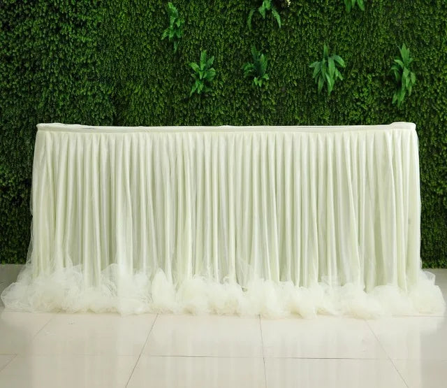Jupe de Table Organza Volantée