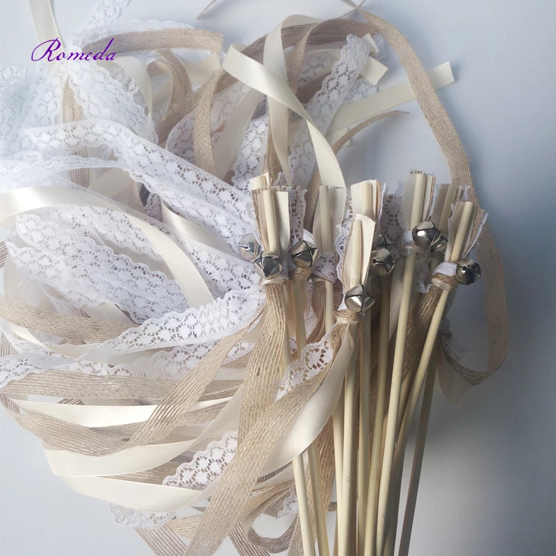 Rubans de sortie mariage avec clochettes