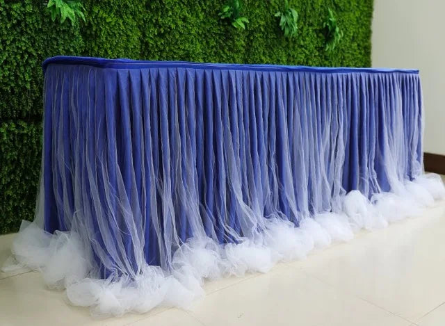 Jupe de Table Organza Volantée