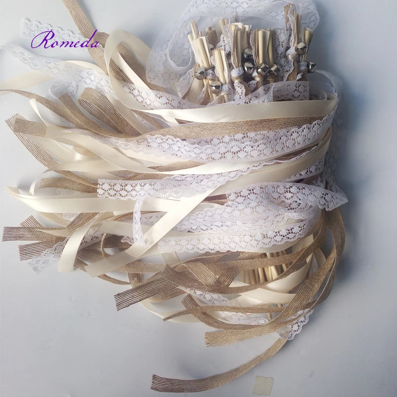 Rubans de sortie mariage avec clochettes