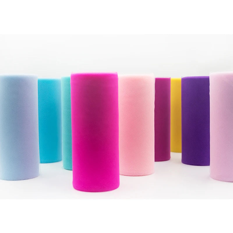 Rouleau de Tulle Mariage 15 cm - 40 Coloris