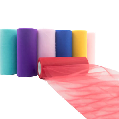 Rouleau de Tulle Mariage 15 cm - 40 Coloris