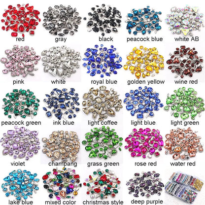 Strass à coudre robe de mariée 50 pièces