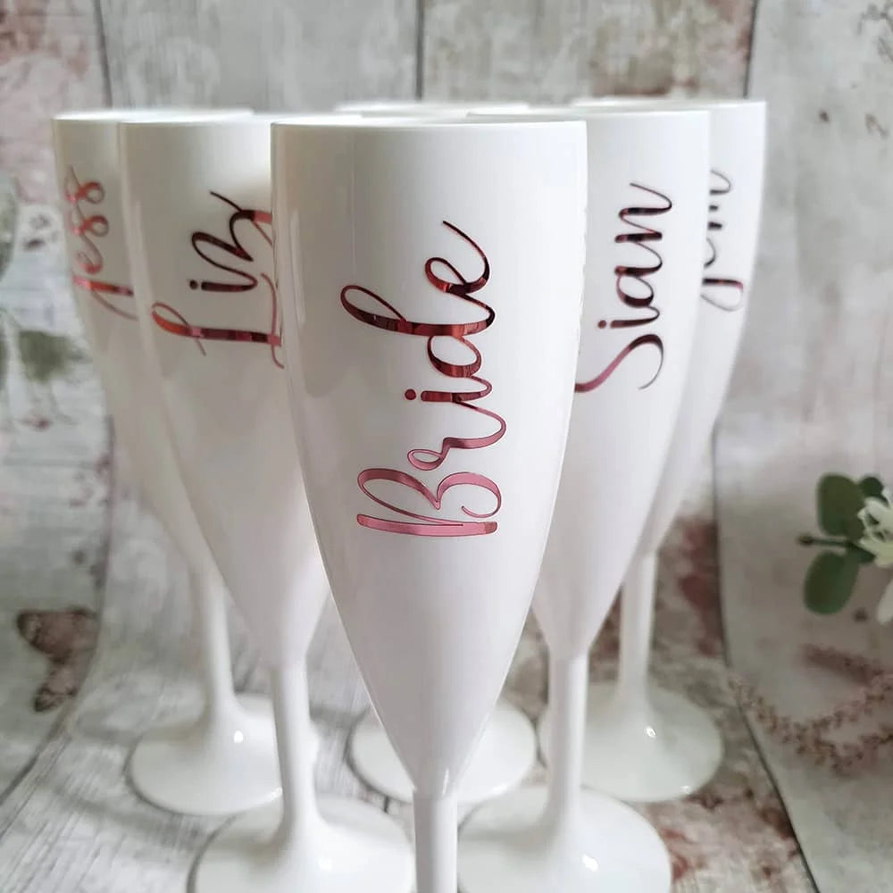Flûte champagne mariage personnalisée prénom