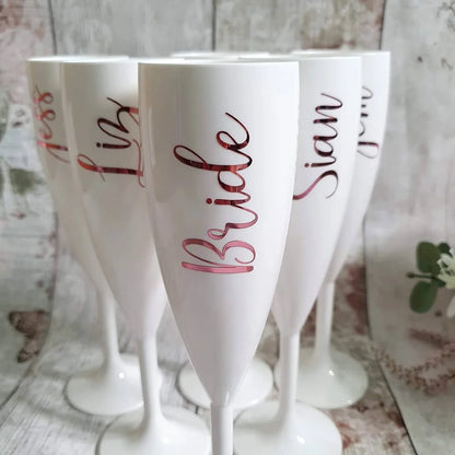 Flûte champagne mariage personnalisée prénom