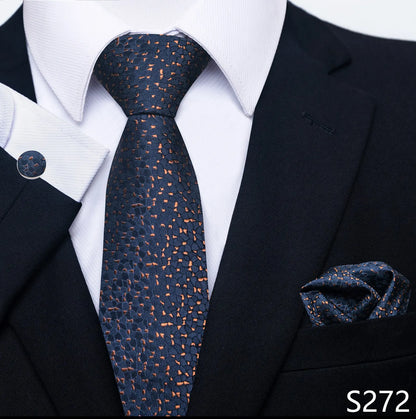 Coffret cravate mariage homme et pochette