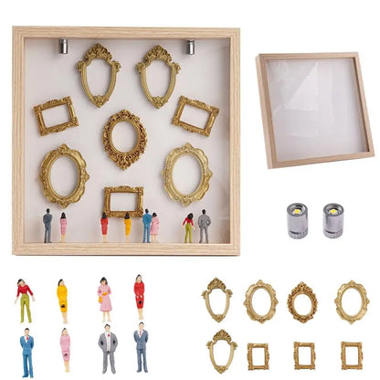 Boîte Souvenir Mariage Vitrine Miniature
