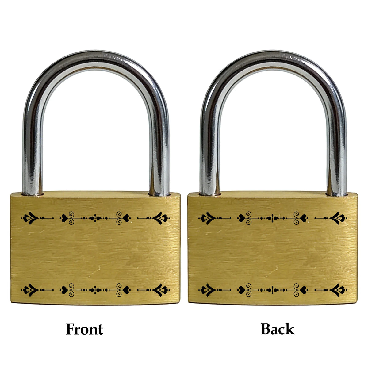 Cadenas d'amour personnalisé gravé