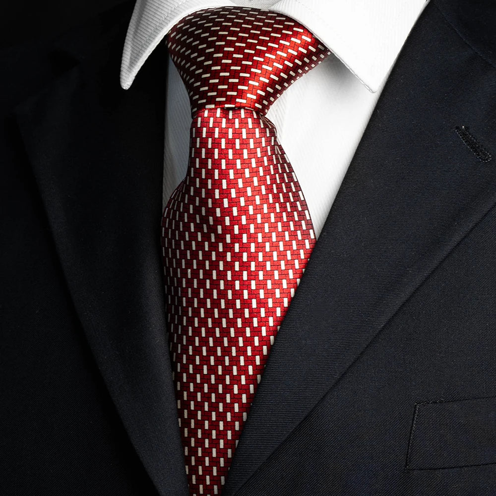 Cravate mariage homme soie 10 cm — vue 3