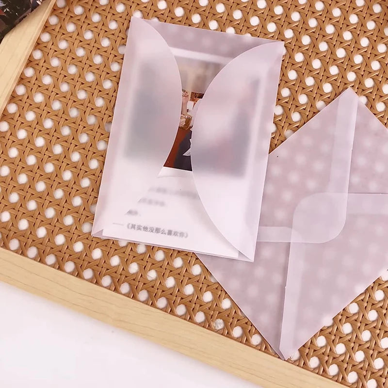 Enveloppes translucides pour faire-part mariage