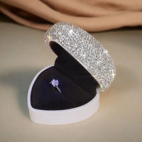 Boîte Alliance Cœur LED Diamant