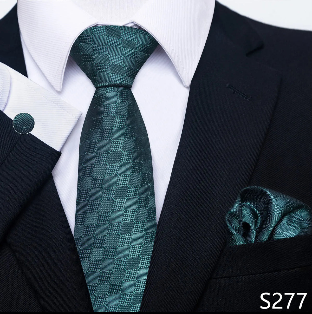 Coffret cravate mariage homme et pochette