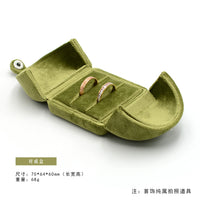Écrin bague velours vert olive — vue 8