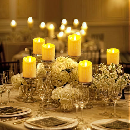Bougies LED Sans Flamme Réalistes Mariage