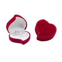 Écrin bague cœur rose en relief — vue 10