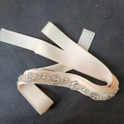 Ceinture Robe de Mariée Strass Perles