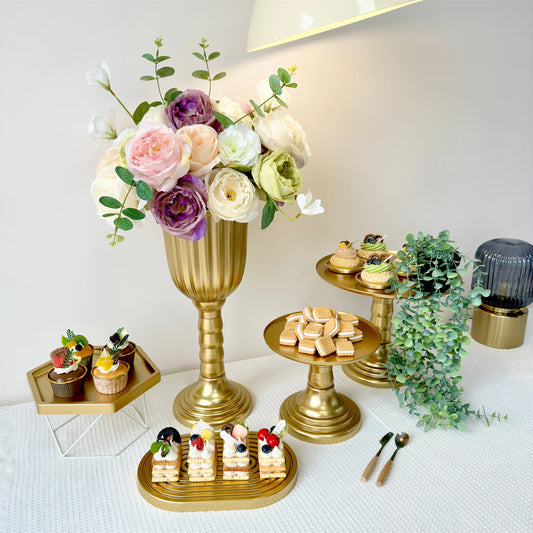 Vase cylindrique haut centre de table