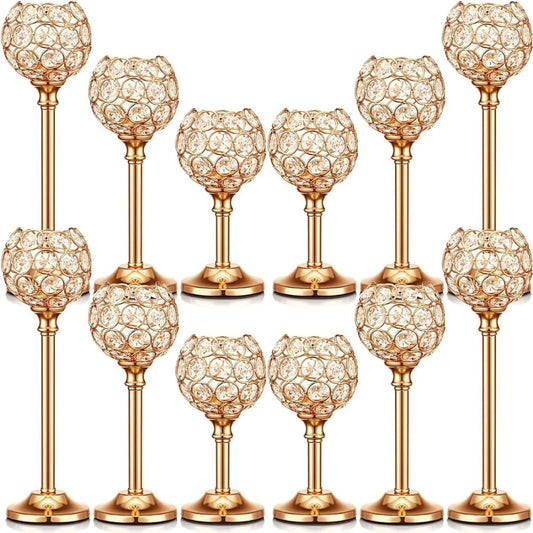 Bougeoir Cristal Trois Coupelles Mariage