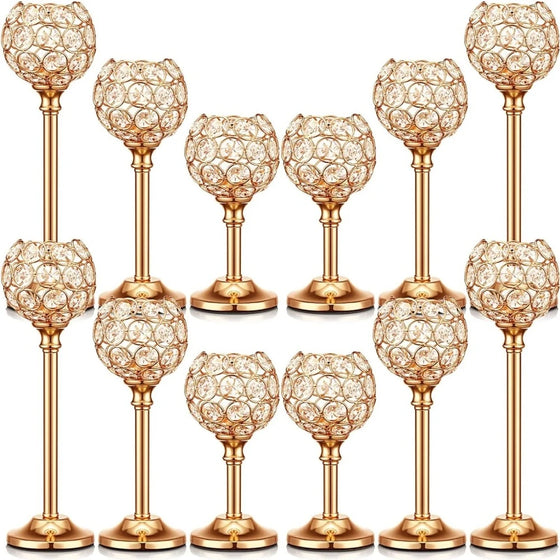Bougeoir Cristal Trois Coupelles Mariage