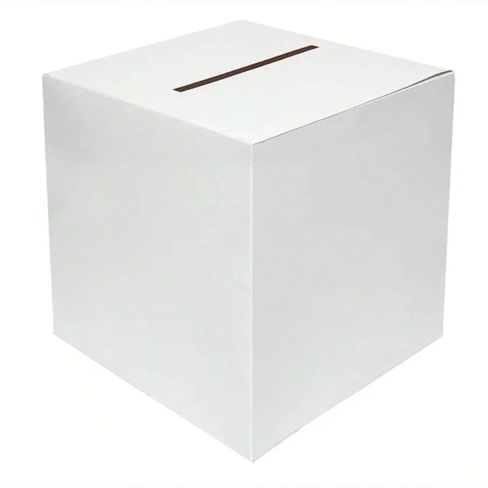 Urne mariage blanche boîte à cartes