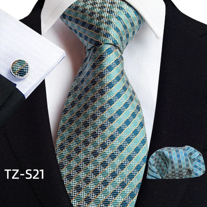Cravate Mariage Homme et Pochette Assortie