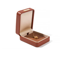 Boîte bague simili cuir boucle dorée — vue 10