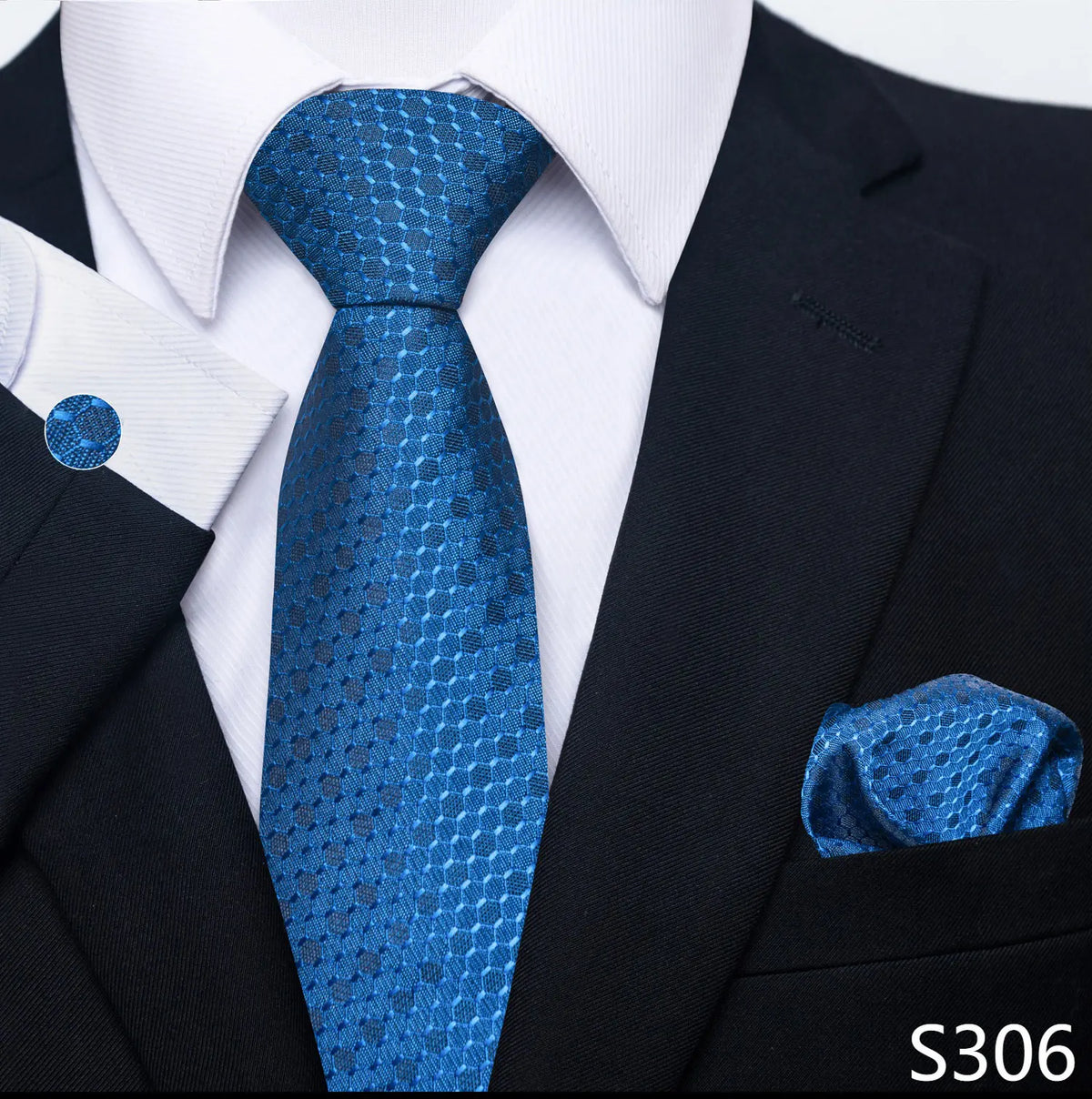 Coffret cravate mariage homme et pochette