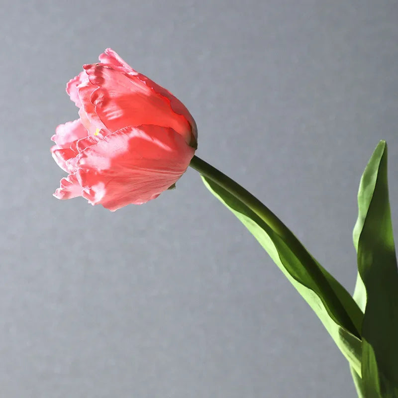 Tulipes Artificielles Toucher Réel Mariage
