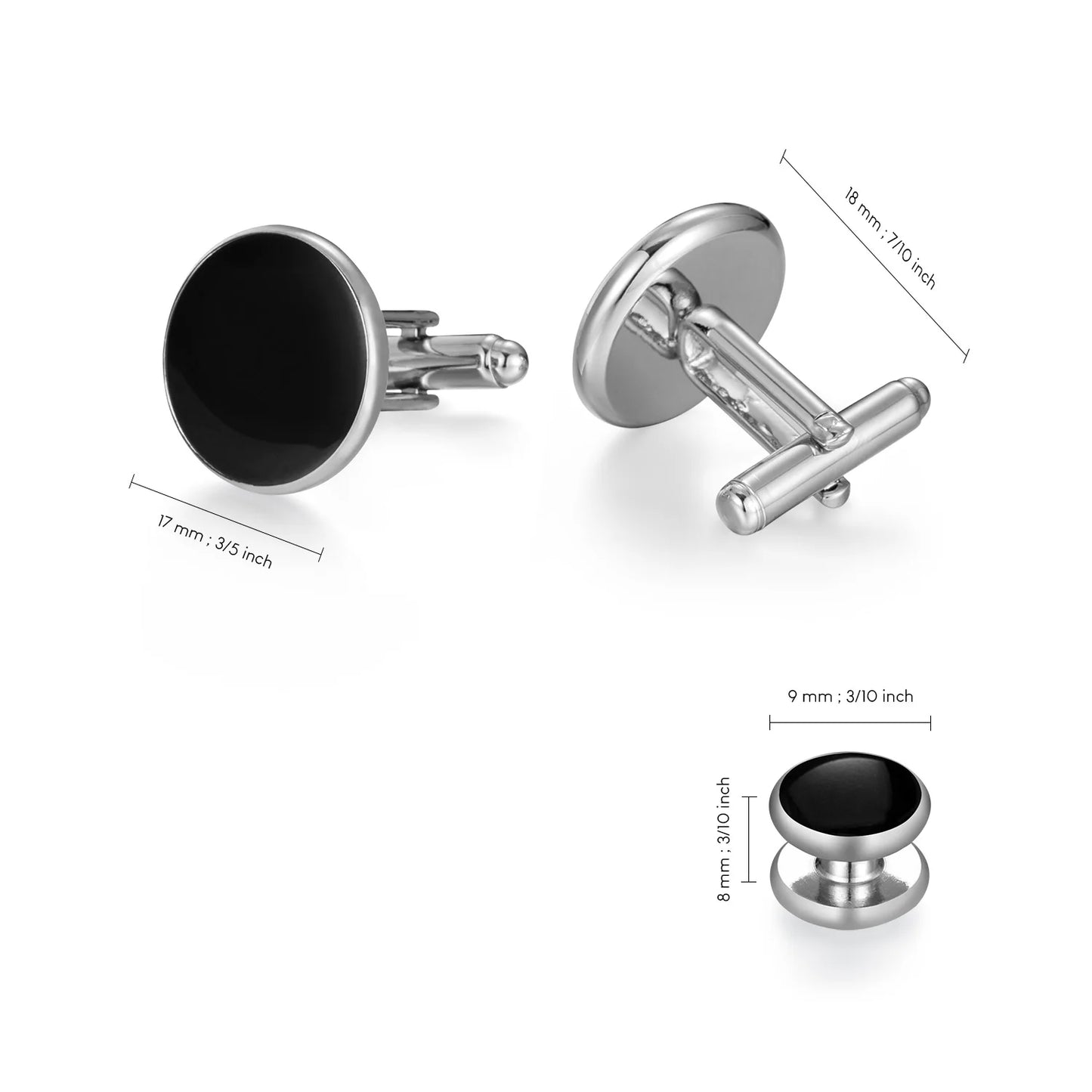 Boutons de Manchette Mariage et Plastron