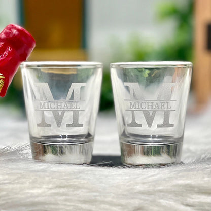 Verre à shooter gravé cadeau témoin — vue 4