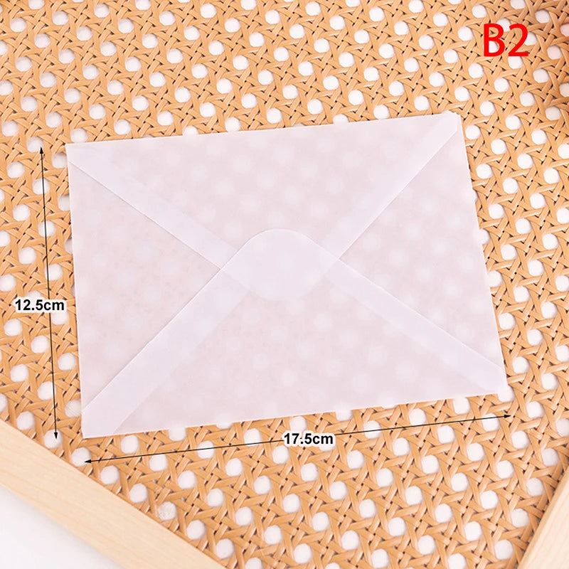 Enveloppes translucides pour faire-part mariage