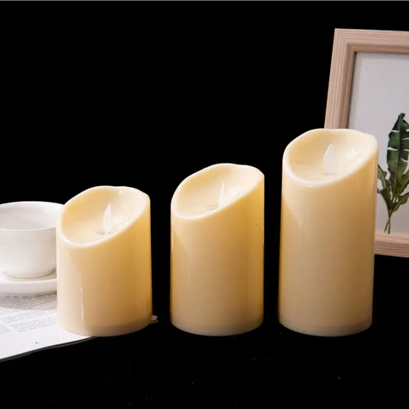 Bougies LED Flamme Réaliste Mariage