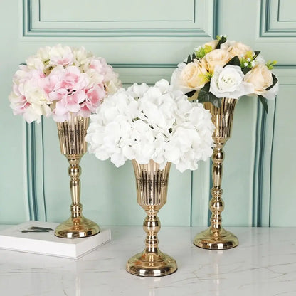 Vase Doré Centre de Table Mariage — vue 2