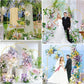 Arche Mariage Ogive Métal Doré
