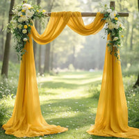 Panneau Voilage Arche Mariage Mousseline — vue 8