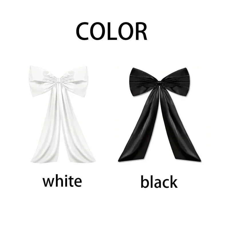 Nœud décoration voiture mariage satin