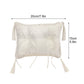 Coussin alliance perles et ruban