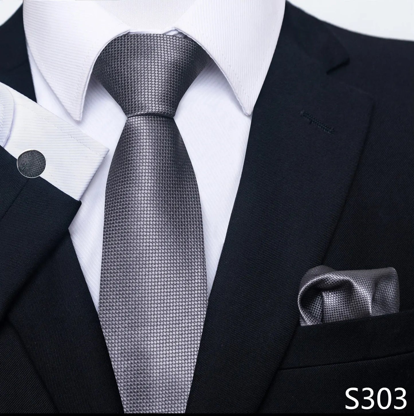 Coffret cravate mariage homme et pochette