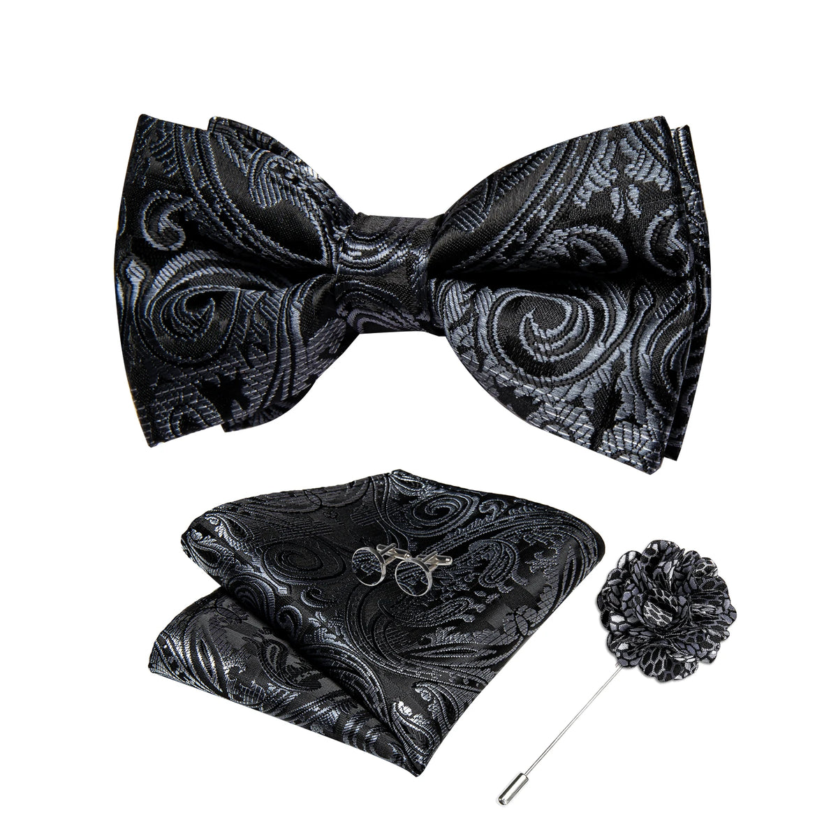 Nœud papillon mariage homme 4 pièces — vue 34