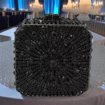 Pochette Mariage Cristal Strass Luxe