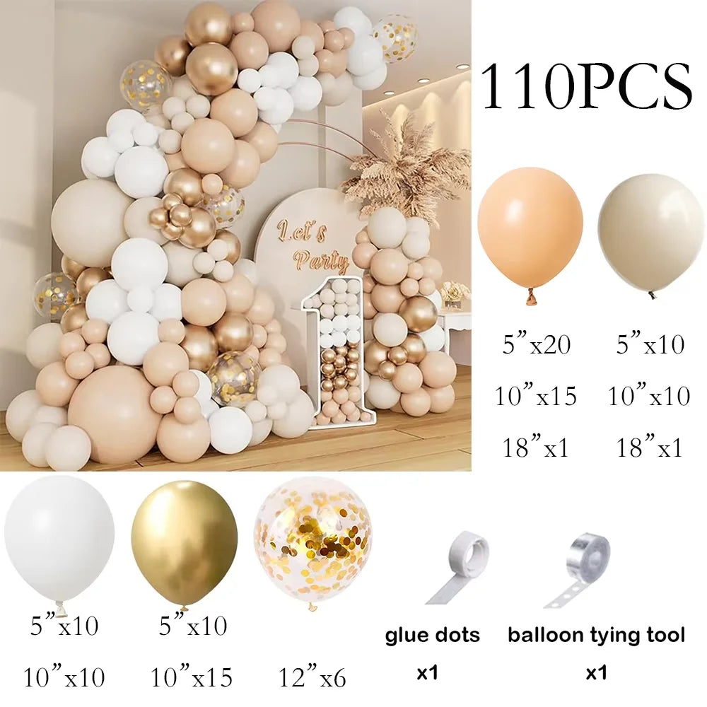 Arche ballon mariage guirlande 17 coloris au choix