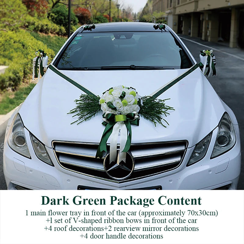 Kit Décoration Voiture Mariage Complet — vue 7